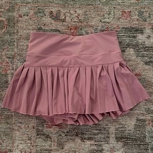 GOLDHINGE LILAC PLEATED TENNIS SKIRT SIZE M